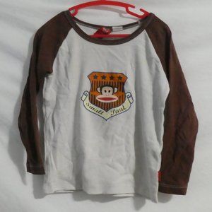 SMALL PAUL by PAUL FRANK | 4T | Small Paul Logo Raglan Shirt | 100% Cotton | EUC